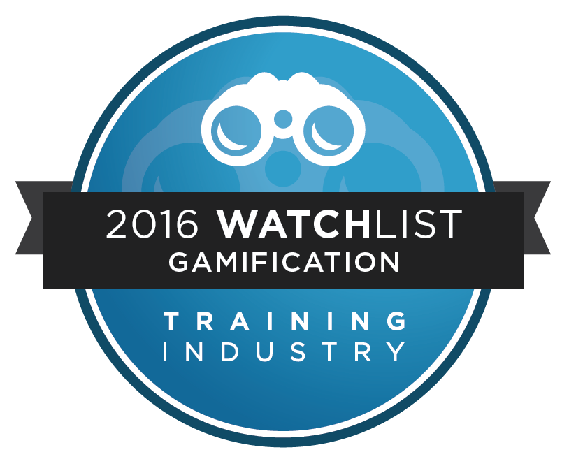 Training Industry 2016 Watchlist award for Gamification