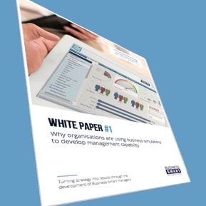 Perspective view of white paper cover page
