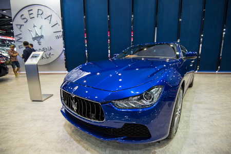 Blue Maserati